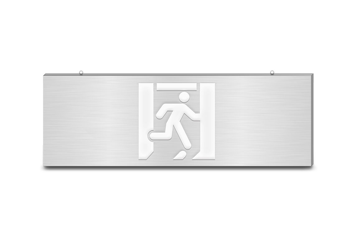 600大型款-雙面疏散出口消防應急標志燈 | ZS-BLJC-2LR0E Ⅲ 3W-J854 | 吊掛